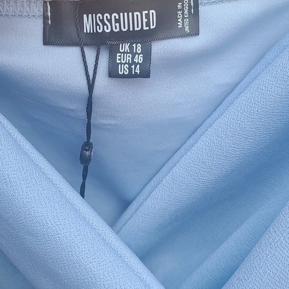 NWT Missguided organza milkmaid mini dress - Picture 5 of 9